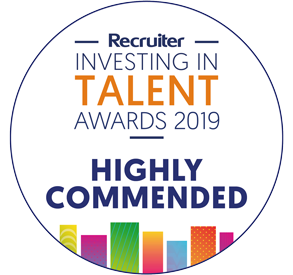 Recruiter - Investing in Talent Awards 2019 - Highly Commended